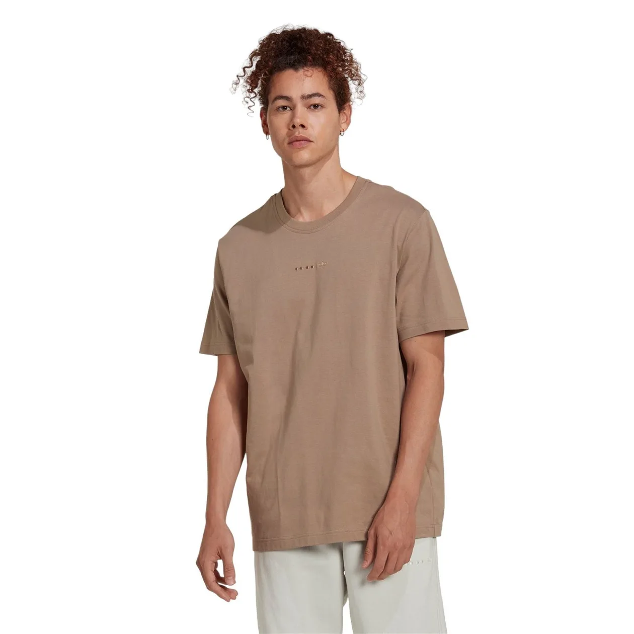 adidas Originals Reveal Essentials T-Shirt - Chalky Brown | Size: S: the shop's own photo