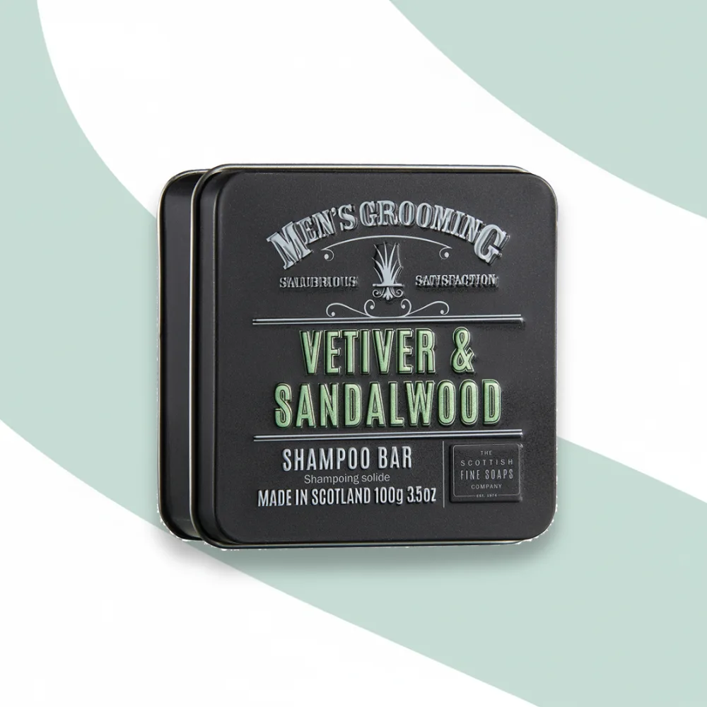 Vetiver & Sandalwood Shampoo Bar - 100g: the shop's own photo