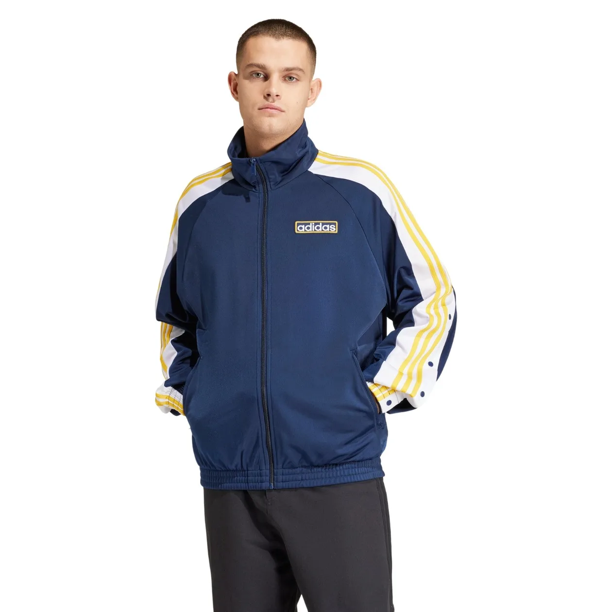 adidas Originals Adibreak Track Top Jacket - Night Indigo / White / Bold Gold | Size: XS: the shop's own photo