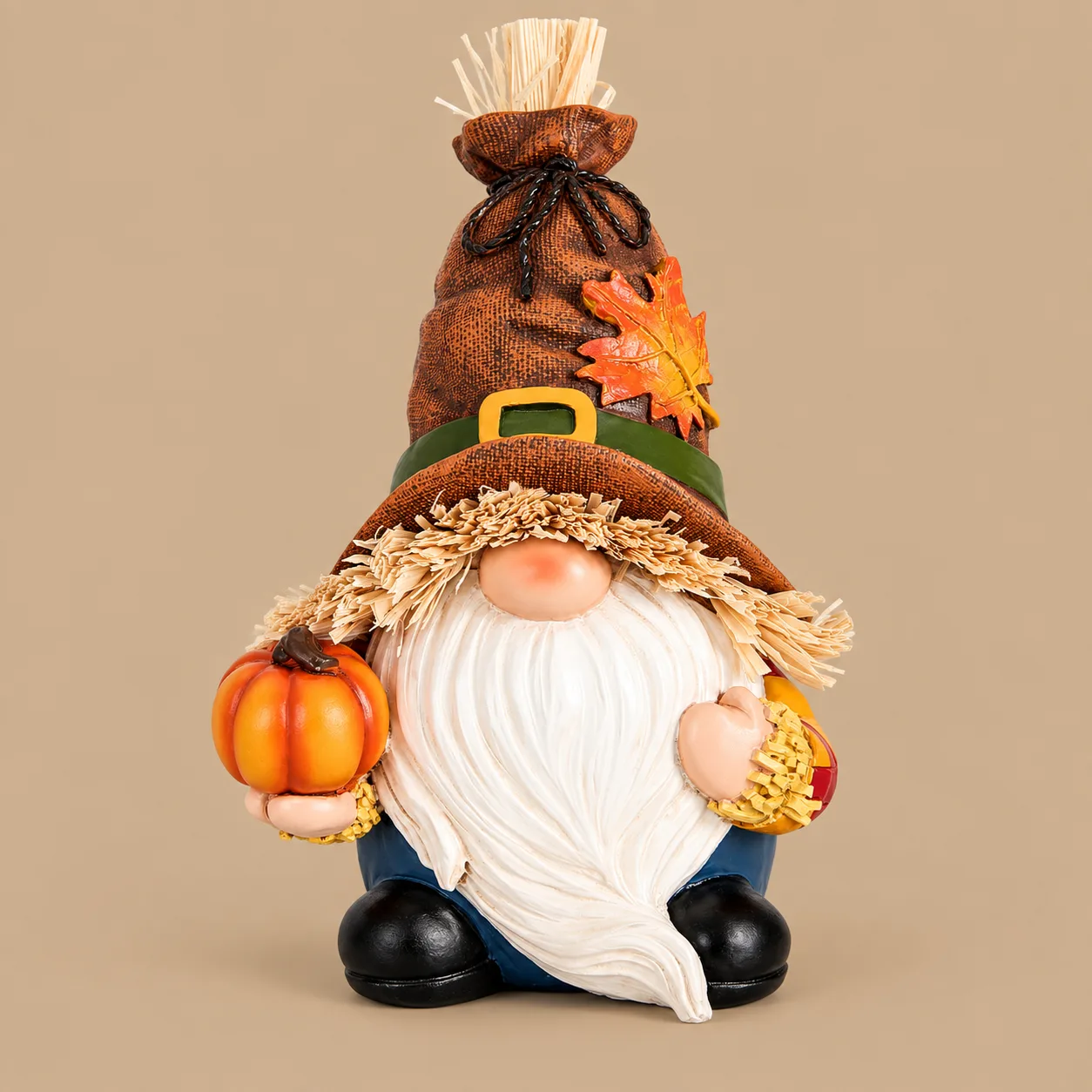 Autumn Gonk Ornament with Pumpkin: the shop's own photo