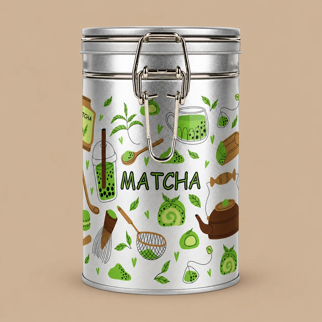 Purely Home Matcha Storage Canister 600ml: the shop's own photo
