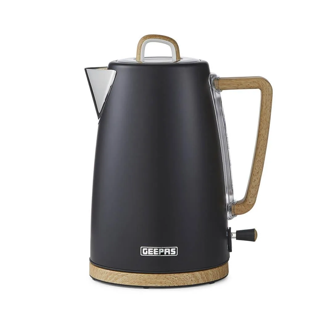 NordiQ Black 1.7L Fast Boil Stainless Steel Electric Kettle: the shop's own photo