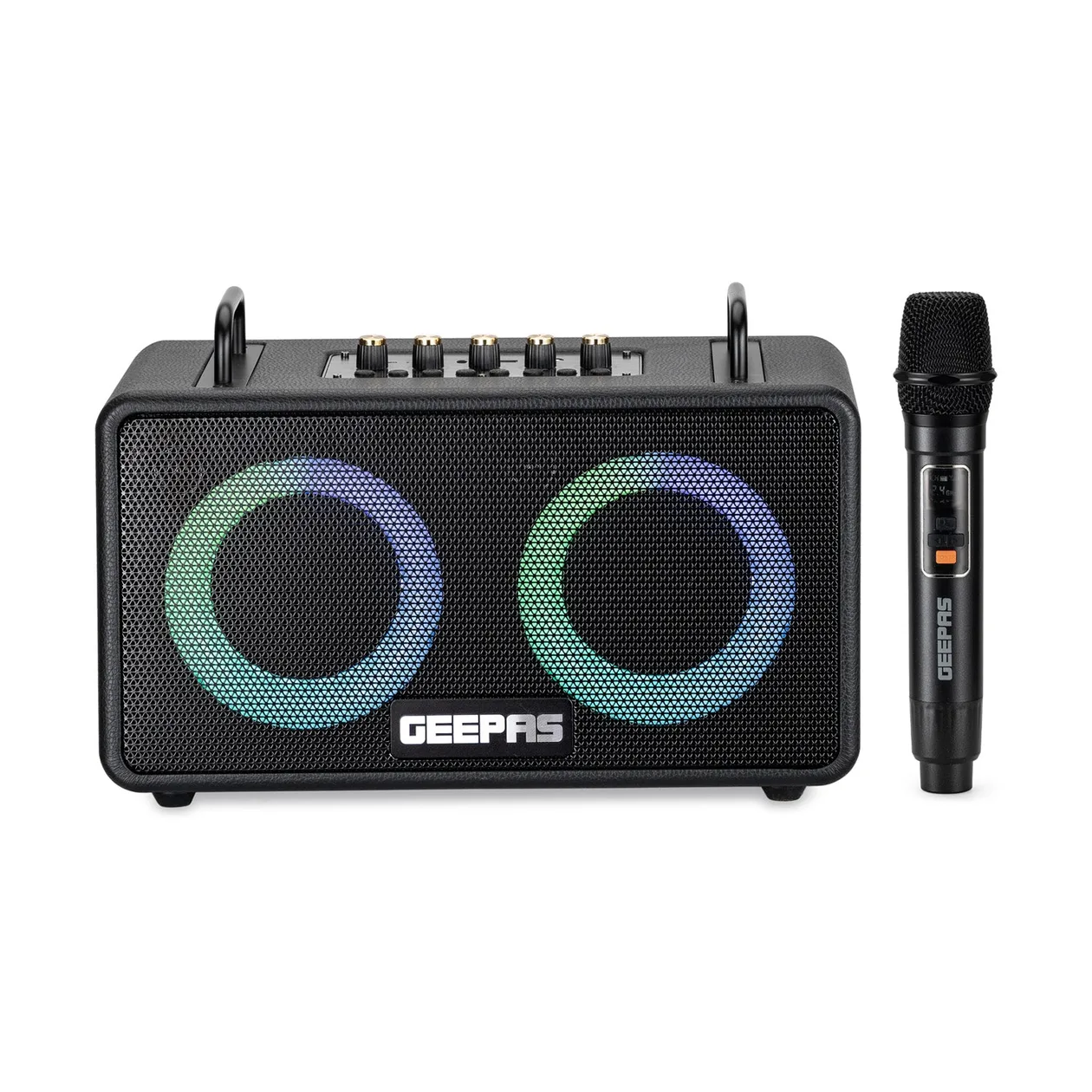 Portable Bluetooth Speaker With Wireless Microphone Karaoke Machine: the shop's own photo